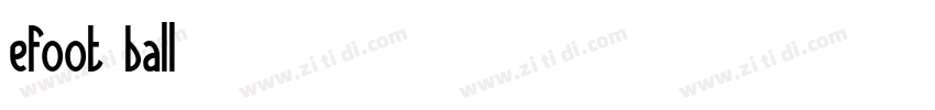efoot ball字体转换